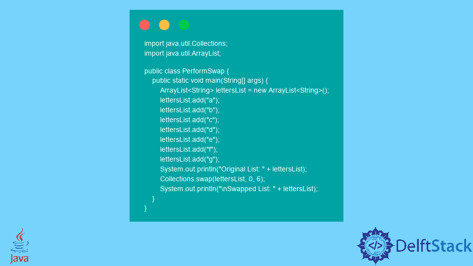 the-swap-method-in-java-delft-stack